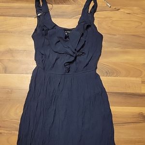 Im selling a size small navy blue mini dress spaghetti strap